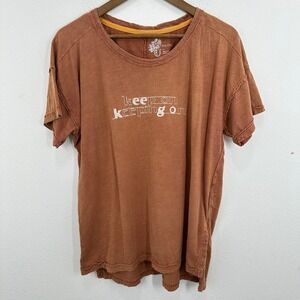 Pilcro Brown Short Sleeve Tee